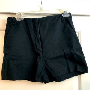 High waisted black Zara shorts